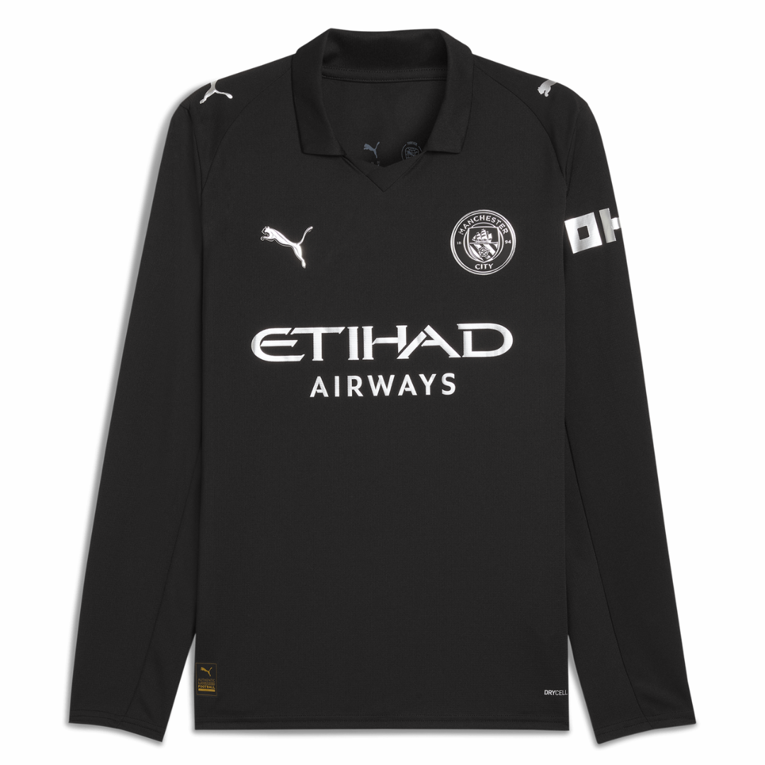 Camiseta Manchester City 25/26 2ª equipación manga larga